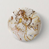 Vlindervlinder Ronde Button 5,7 Cm (Voorkant)