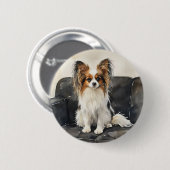 Vlindervlinder Ronde Button 5,7 Cm (Voorkant /achterkant)