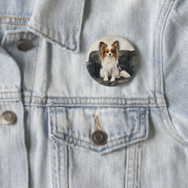 Vlindervlinder Ronde Button 5,7 Cm