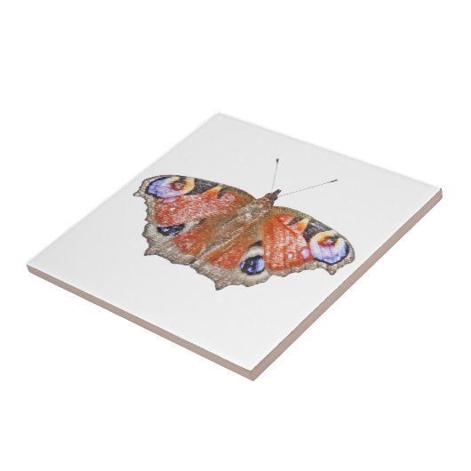 vlindervlinder tegeltje (Zijkant)