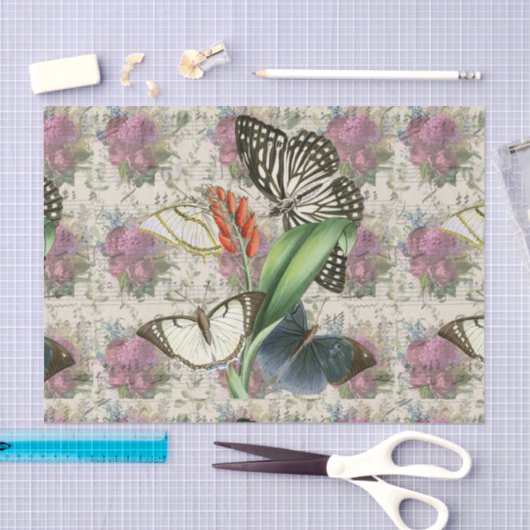 vlindervlinder tissuepapier (Craft)