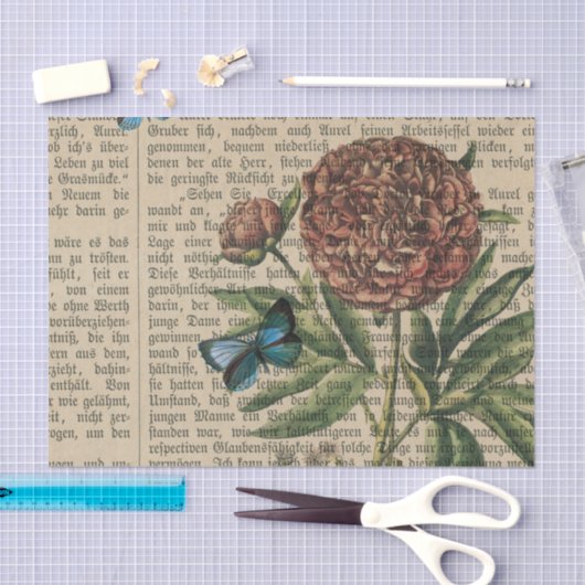 vlindervlinder tissuepapier (Craft)