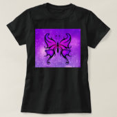  vlindervlinder voor Paarse vlinder, comfortabel T T-shirt (Design voorkant)