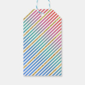 Vlindervlindercadeau-etiket voor babyshower cadeaulabel (Achterkant)