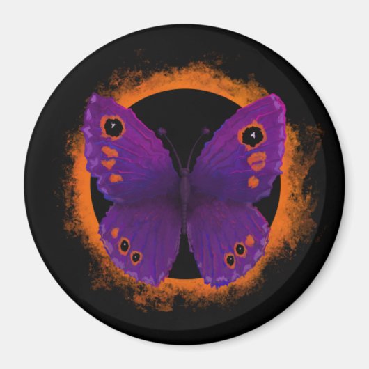 Vlindervlindernis Magnet (Voorkant)