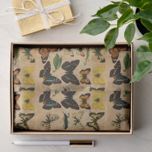  vlindervlinderontvlechting tissuepapier (Geschenk)