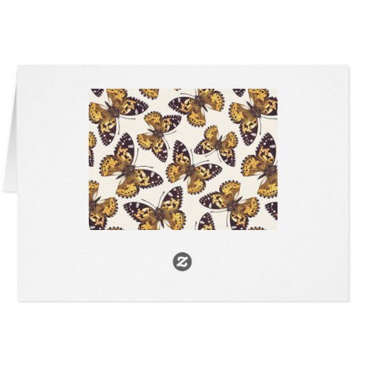 Vlindervlinderpatroon van geslepen dame (Achterkant Horizontaal)