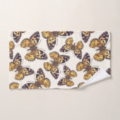 Vlindervlinderpatroon van geslepen dame bad handdoek (Handdoek)