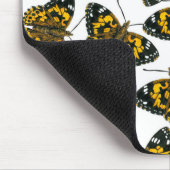 Vlindervlinderpatroon van geslepen dame muismat (Hoek)