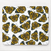 Vlindervlinderpatroon van geslepen dame muismat (Voorkant)
