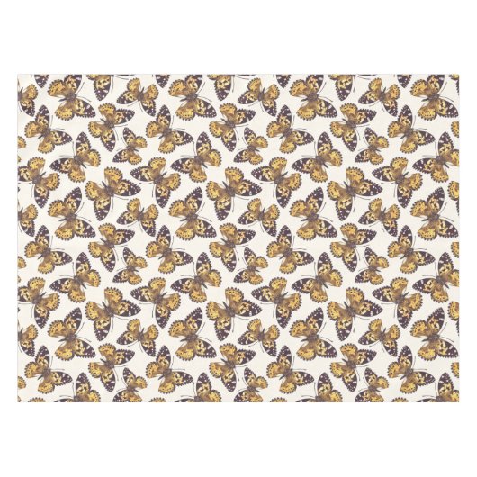 Vlindervlinderpatroon van geslepen dame tafelkleed (Voorkant (Horizontaal))