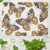 Vlindervlinderpatroon van geslepen dame theedoek (Gevouwen)
