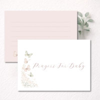 Vlindervlinders Baby Shower Gebeden Voor Babykaart