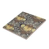 Vlindervlinders Gevlekt Geel Zwart Wit Goud Tegeltje (Zijkant)