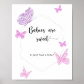 Vlindervlindertjes zijn lief poster (Voorkant)