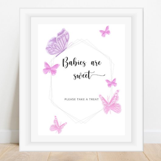Vlindervlindertjes zijn lief poster