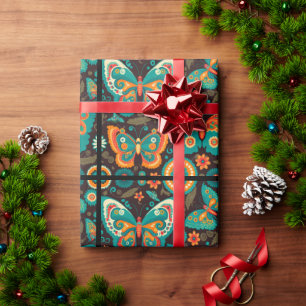 vlindervloerpapier cadeaupapier