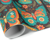  vlindervloerpapier cadeaupapier (Rol Hoek)