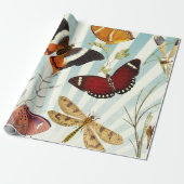  vlindervloerpapier cadeaupapier (Uitgerold)