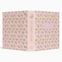 Vlindervlucht Baby Eerste Jaar Fotoalbum