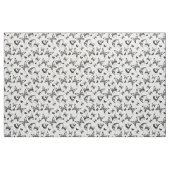 Vlindervlucht zwart-wit 2 stof (Yard (91,4 cm))
