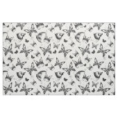 Vlindervlucht zwart-wit 2 stof (Fat Quarter)