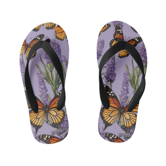 Vlindervluchten Slippers Kinder Teenslippers (Voetbed)