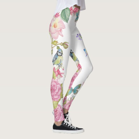  vlindervogels in de zomervakantie leggings (Rechts)