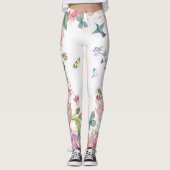  vlindervogels in de zomervakantie leggings (Voorkant)