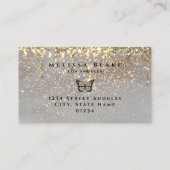 vlindervormig ontwerp van de faux - glans visitekaartje (Achterkant)