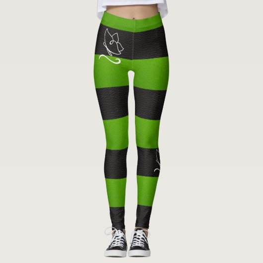 Vlindervormige Leggings met Krachtige Beweging (Voorkant)