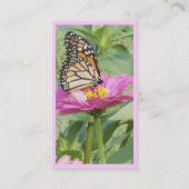 Vlindervormige Visitekaartjes, Visitekaartje (Achterkant)