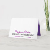 Vlindervreugde-aanpassen Kaart (Achterkant)