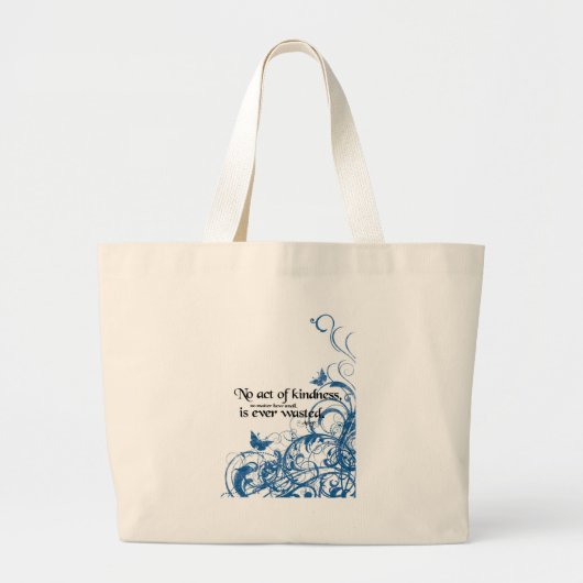 vlindervriendelijkheid draaikolk grote tote bag (Voorkant)