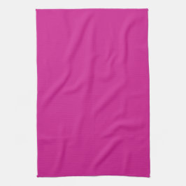 Vlindervriendelijkheid | Effen kleur Magenta 1 Theedoek