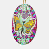 "Vlindervrijheid" Keramisch Ornament (Links)
