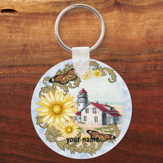 Vlindervuurtoren sleutelhanger (Voorkant)