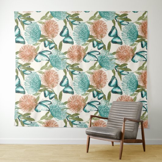 vlinderwandkleed wandkleed (In Situ (horizontaal))