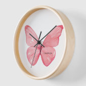 Vlinderwandklok: Natuur-geïnspireerd ontwerp (Hoek)