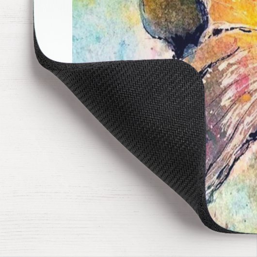 vlinderwaterverf muismat (Hoek)