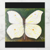 Vlinderwijn etiket (Enkel label)