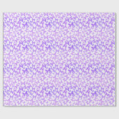 Vlinderworp (lavendel) cadeaupapier (Vlak)