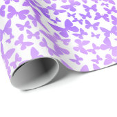 Vlinderworp (lavendel) cadeaupapier (Rol Hoek)