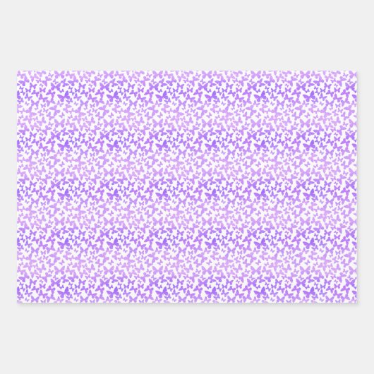 Vlinderworp (lavendel) inpakpapier vel (Voorkant 2)