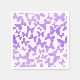 Vlinderworp (lavendel) servet