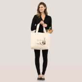  vlinderzak grote tote bag (Voorkant (model))