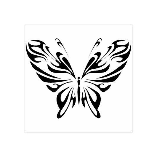 vlinderzegel voor abstracte kunst rubberstempel (Afrduk)