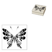 vlinderzegel voor abstracte kunst rubberstempel (Gestempeld)