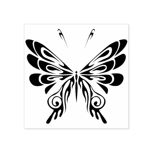 vlinderzegel voor abstracte kunst rubberstempel (Afrduk)