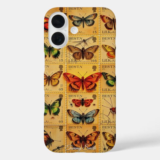 vlinderzegels Case-Mate iPhone case (Achterkant)